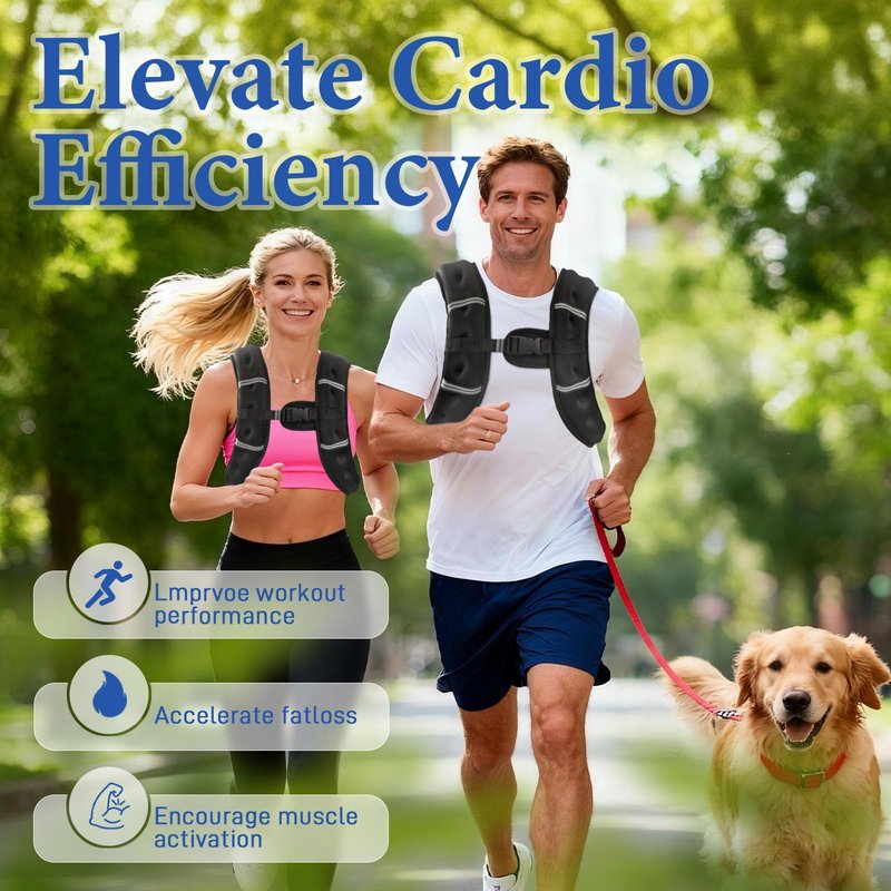Weighted Vest for Woman, 8 Lbs Weight Running Vest