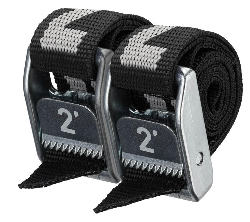 NRS 1" Heavy Duty Tie Down Strap – 2 Pack | Cargo Roof Rack Strap for Vehicle, Trailer, Kayak, Moving | 500 lbs. Working Load | 1,500 lbs Breaking Strength