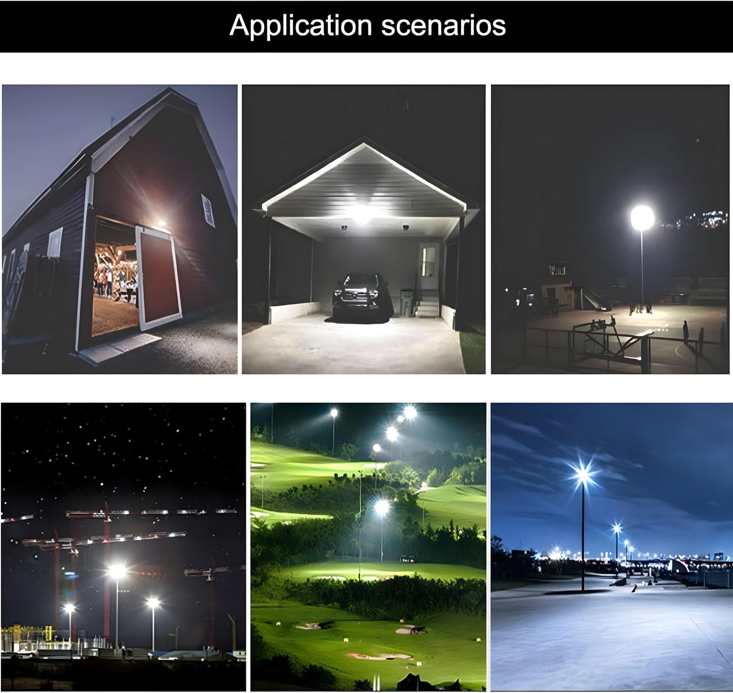MUCLUD 2Pack LED Flood Light Outdoor,250W LED Work Light 25500lmwith 6FT US Plug,IP66 Waterproof Exterior Security Lights,6000K Daylight White Outside Floodlights Slim Design for Playground Yard