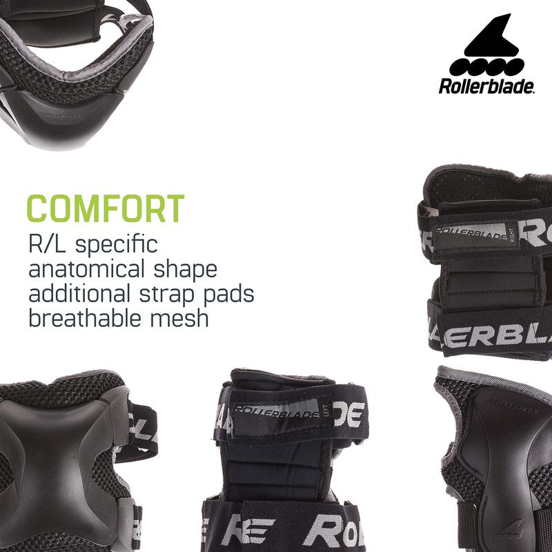 ROLLERBLADE X-Gear 3pk, Color: Black, Size: XL (067P0100100-XL)