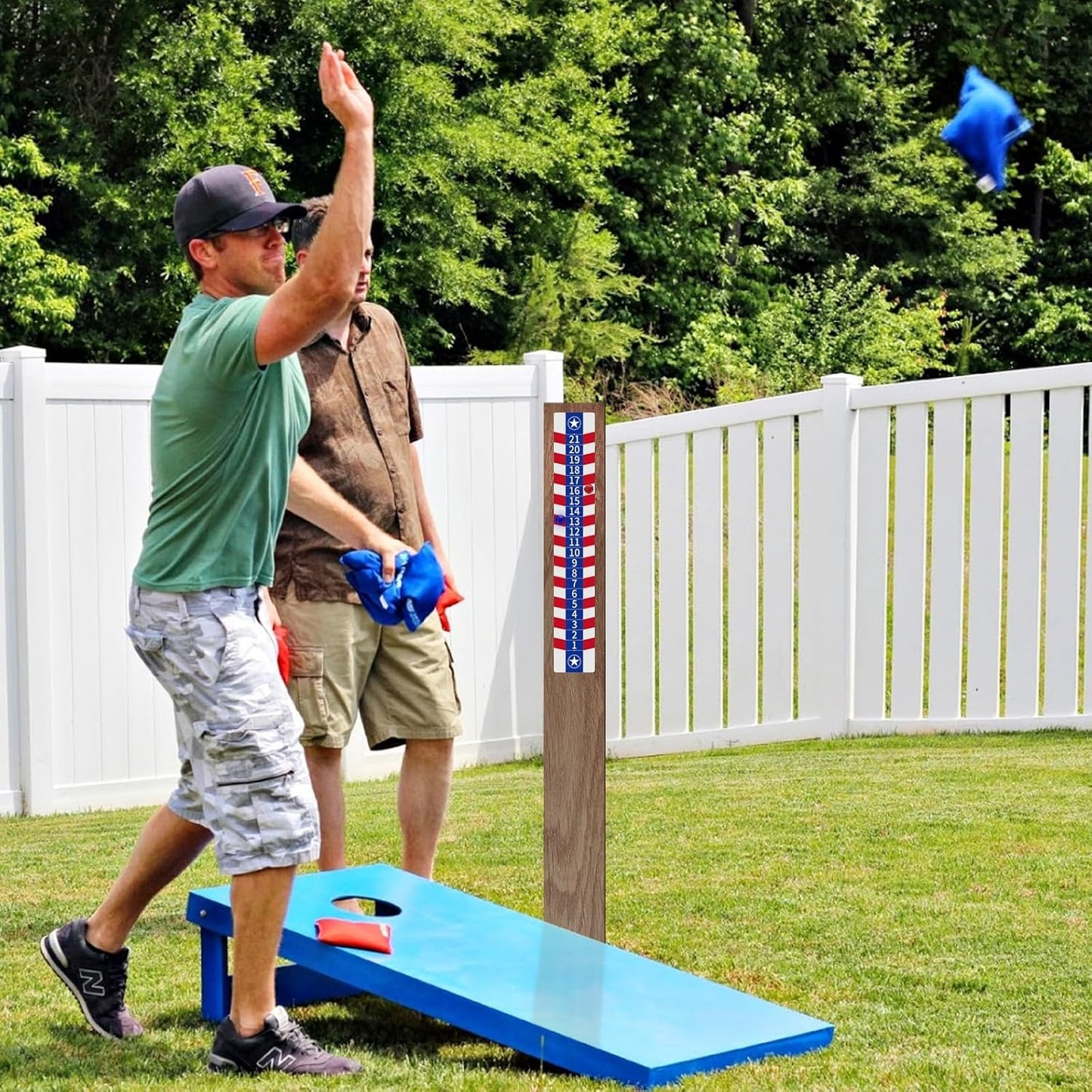 Skiennix Cornhole Scoreboard - Magnetic Decal with Easy Score Keepers | Perfect for Cornhole Games