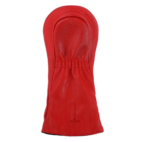 Golf Club Covers, Premium Leather Driver Headcover, Fairway Wood, 3 Wood, Hybrid, Fits Mallet Blade Putter Head Covers, Alignment Stick Cover, Headcovers Set (Driver)