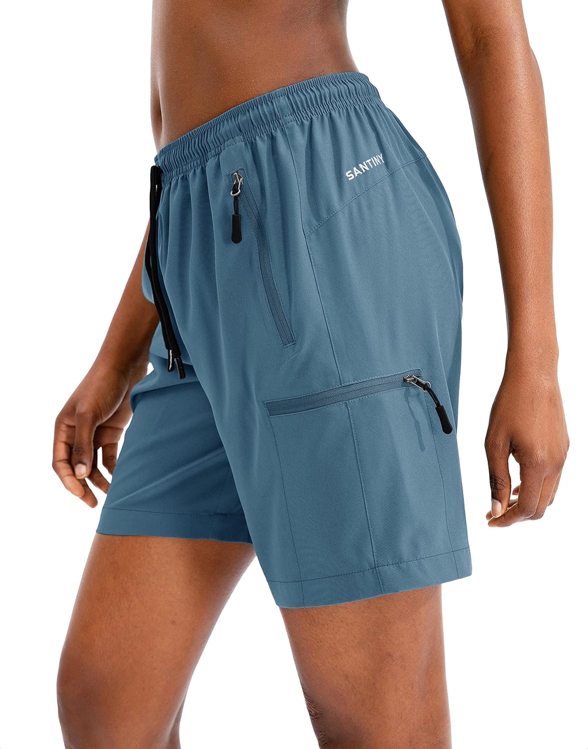 SANTINY Women's Hiking Cargo Shorts - Quick Dry Lightweight Design | Available in 5'', 7'', 9'' Sizes