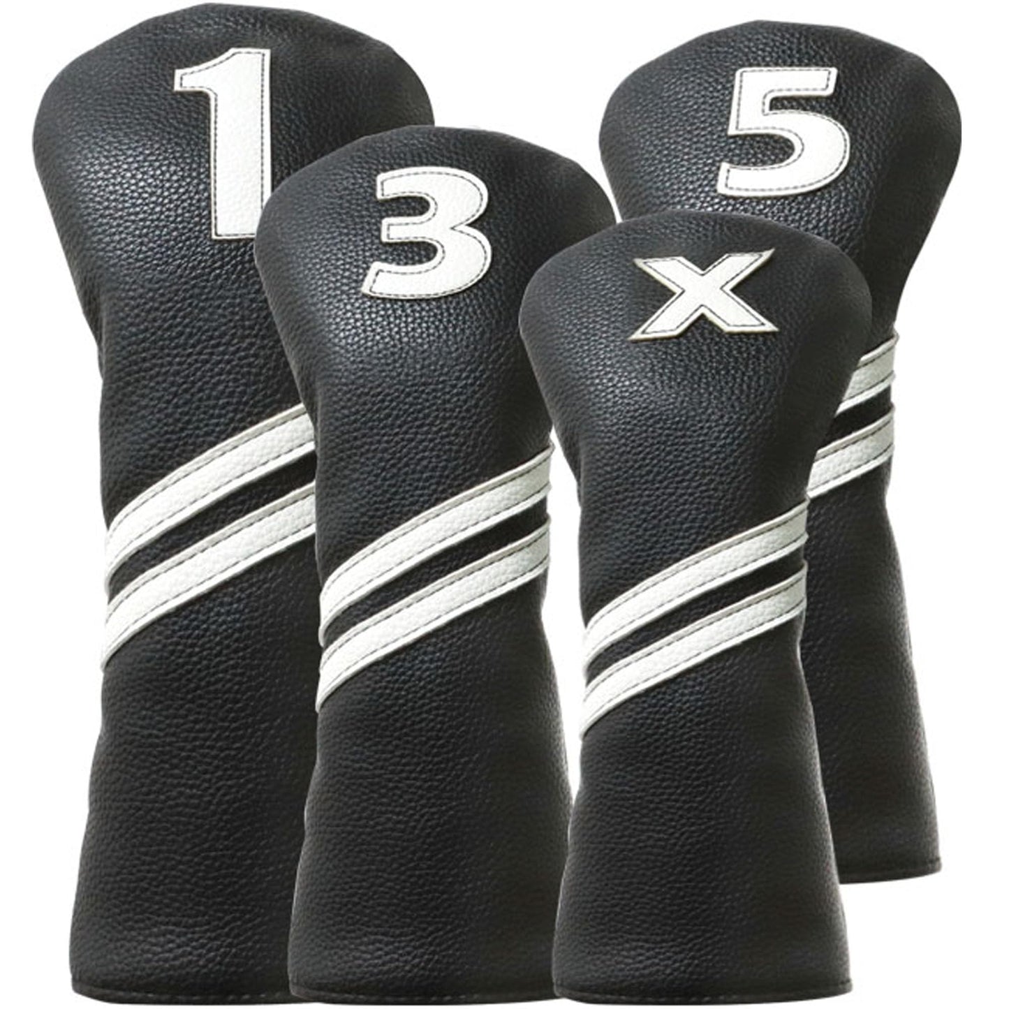 Golf Club Covers,4pcs Golf Head Covers for Woods and Driver Fairway Hybrids for Golf Clubs Women Men