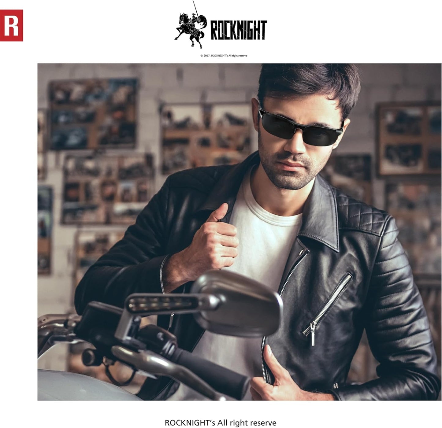 ROCKNIGHT HD Polarized Sunglasses - Ultra-Light UV400 Protection for Golf & Fishing Outdoors