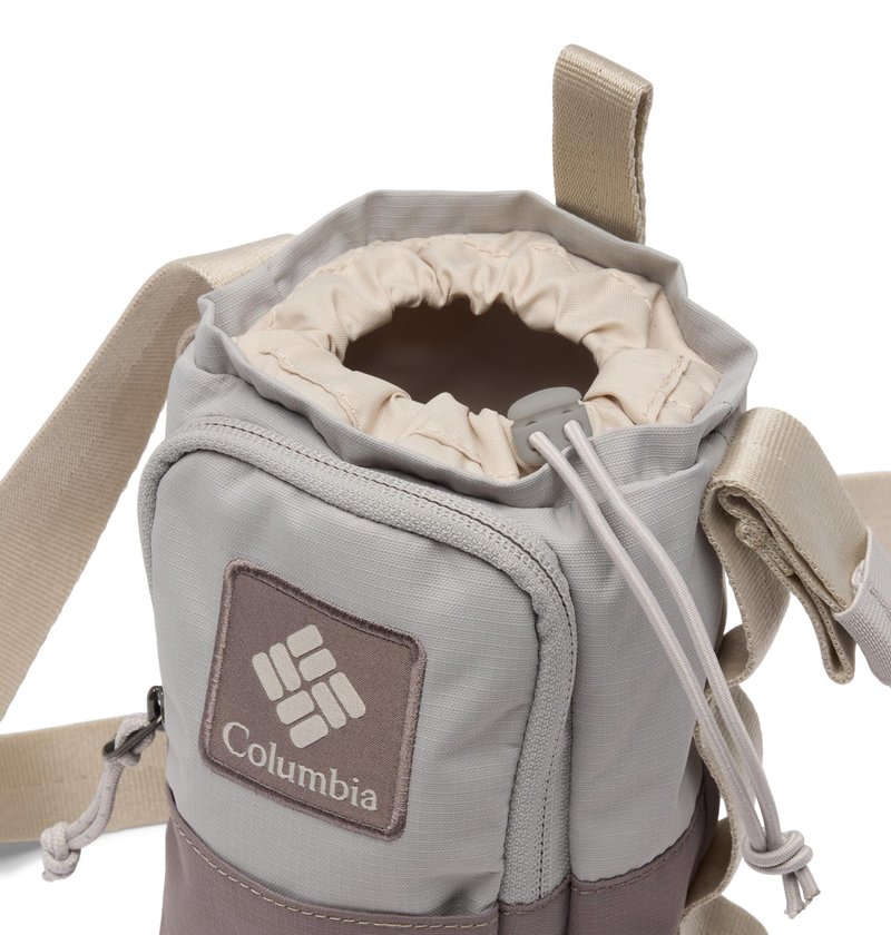 Columbia Unisex Trail Traveler Water Bottle Sling, Flint Grey/Iron/Dark Stone, One Size