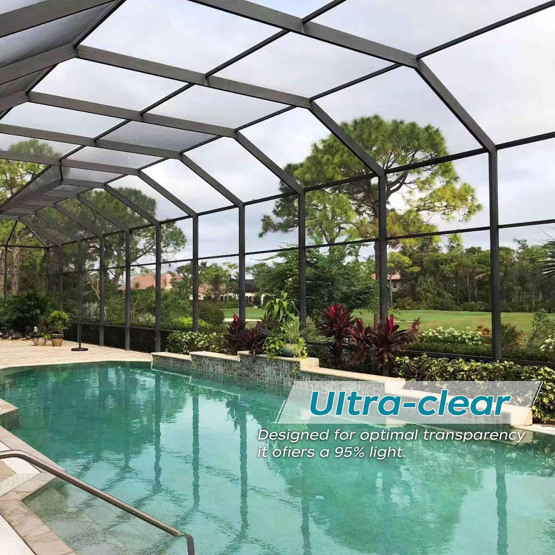 Ailinscn Ultra HD Window Screen – 316 Stainless Steel Durable & High Visibility Screen for Patio, Porch & Pool Areas (36" x84”)