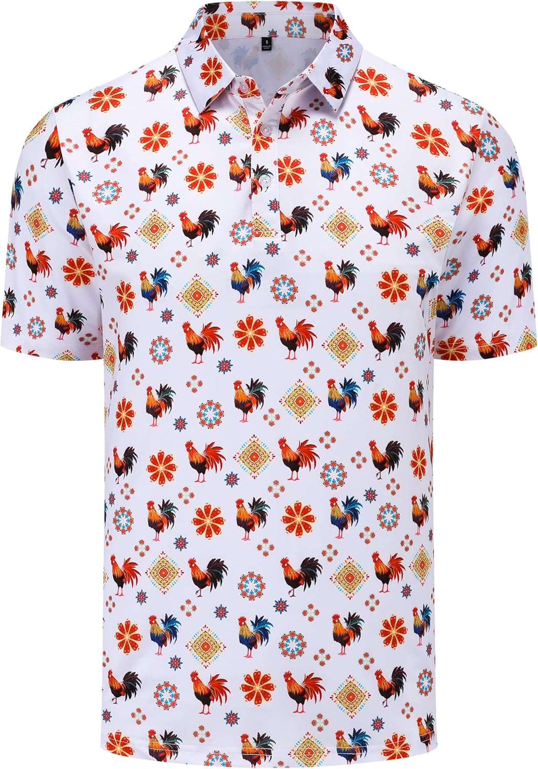 Skiennix Men's Golf Polo Shirt - Short Sleeve Moisture-Wicking Performance | Casual & Funny Design