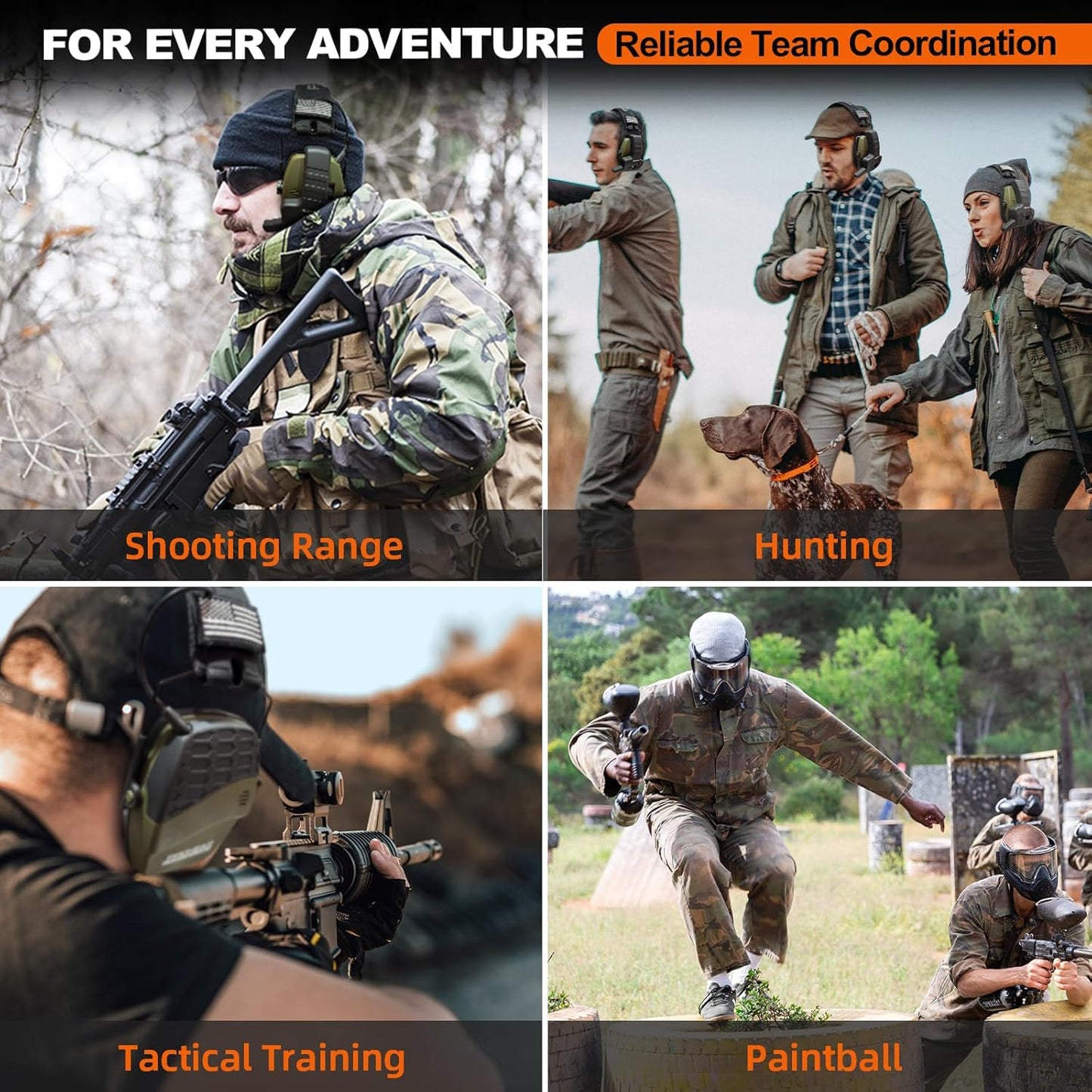 RH09 Bluetooth Walkie Talkie Upgrade Module - 3 Mile GMRS 2-Way Radio with 22 Channels & USB-C Rechargeable for PROHEAR, ZOHAN & Howard Leight Impact Sport
