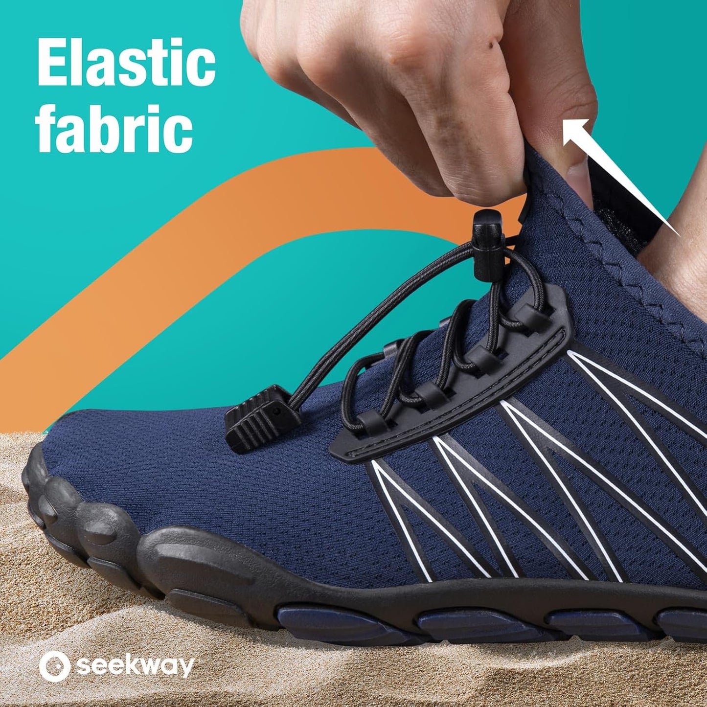 SEEKWAY Water Shoes - Quick-Dry Aqua Socks for Men & Women | Ideal for Beach, Swim, River & Hiking