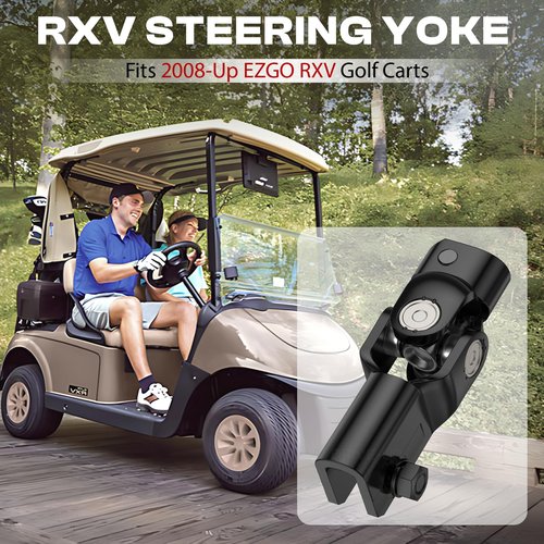 DRIVE UP Golf Cart Steering Yoke Assembly for EZGO RXV 2008-up Gas and Electric Models, Replaces OEM 604613