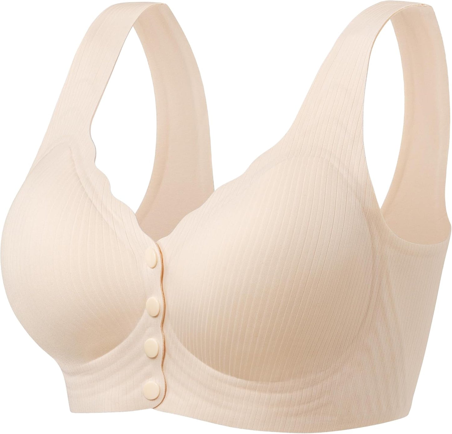 Skiennix Seamless Front Close Bras for Women - Post-Surgery Comfort & Full Coverage Bralettes