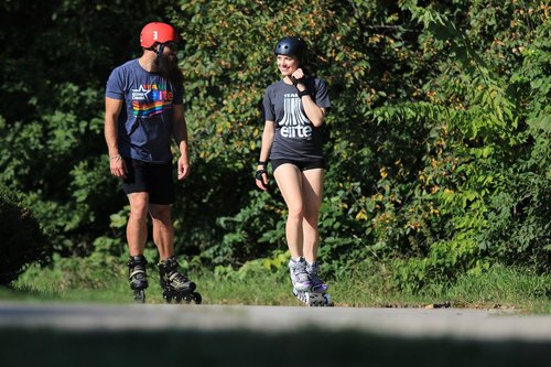 Roller Derby Q-84 Women's Inline Skates - Black/Teal - Size 07