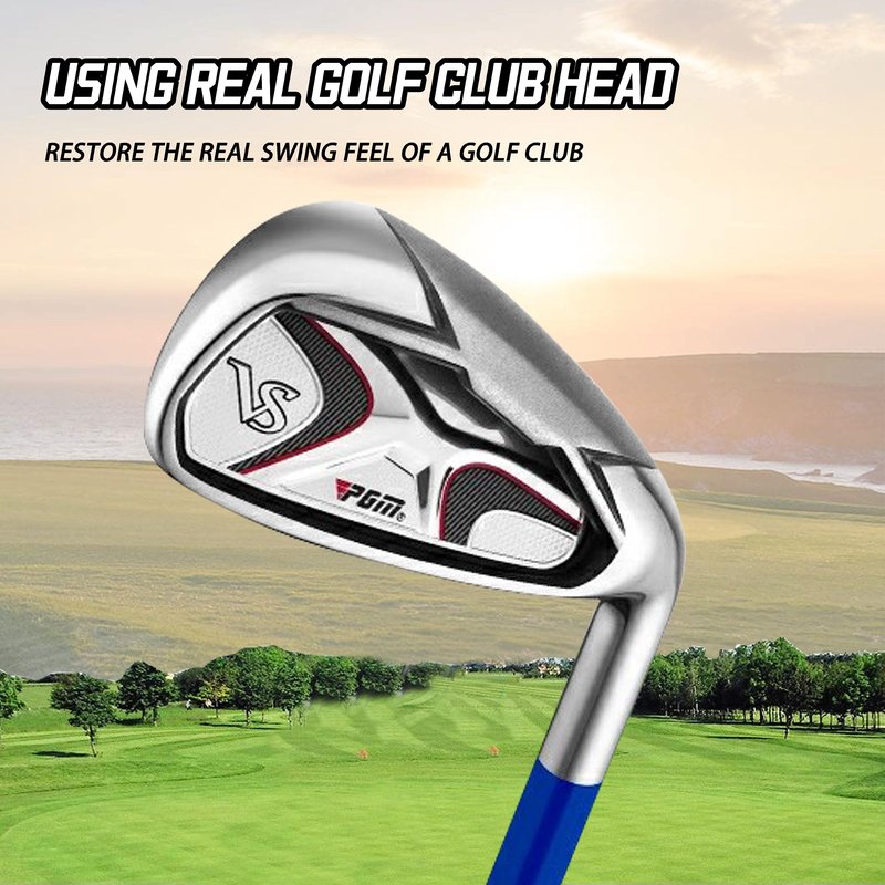 PGM Driver Golf Swing Training Aid for Right Handed - Weighted Swing Trainer Golf Club Click Stick and Distance Trainer with Whippy Shaft and Driver Head for Increase Swing Speed and Distance