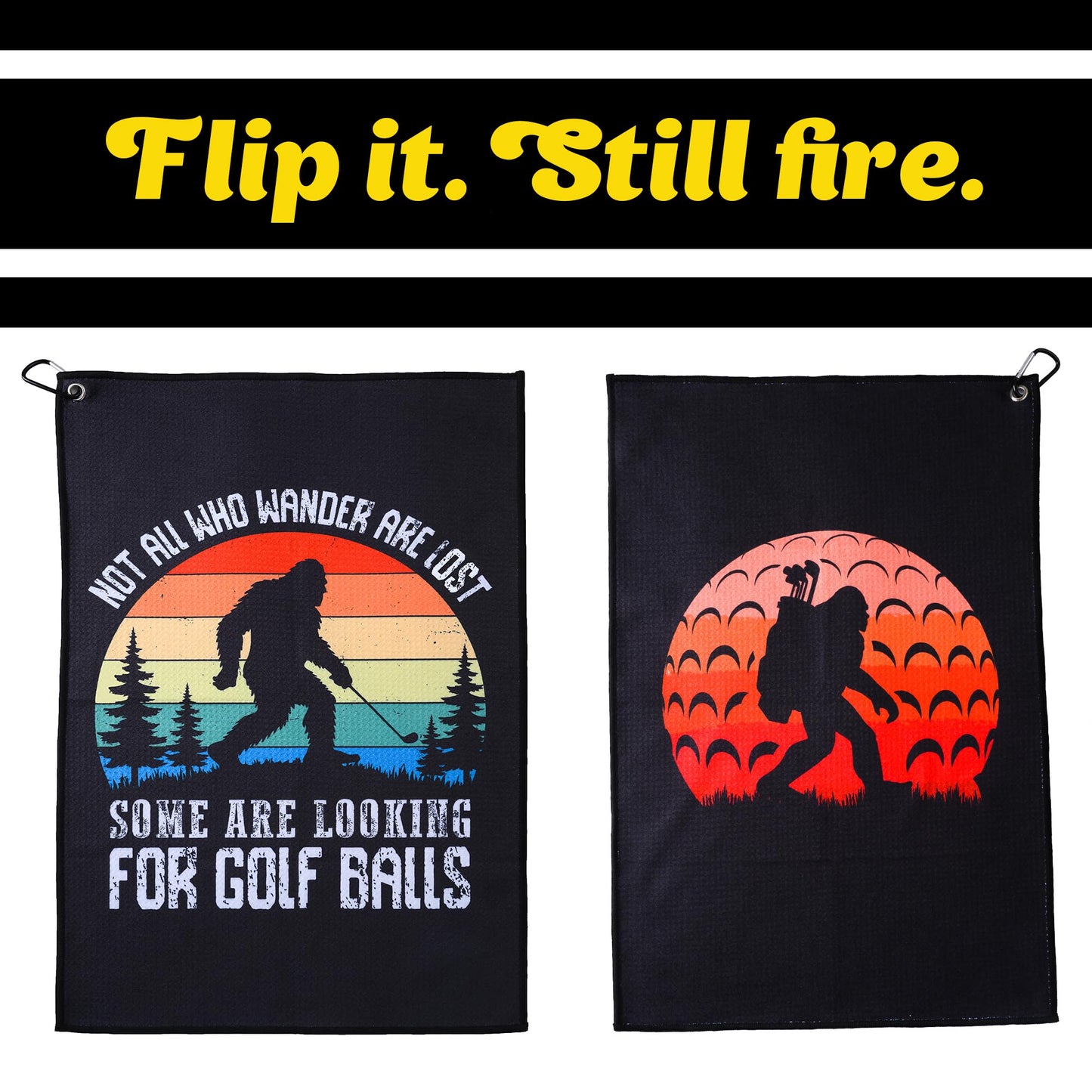 ZEETY Funny Golf Towel – Humorous Golf Towel for Golf Bags, Perfect Golf Gifts & Accessories for Men and Women Golfers
