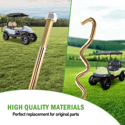 10L0L Golf Cart Battery Hold Down Rods for Club Car Precedent Electric Years 2008.5 - Up Electric with Clutch Puller OEM 1033577-01 103374801 (2-Pack)