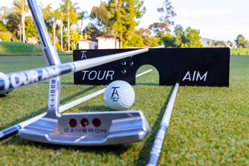 Tour Aim 2.0 Golf Training Aid – 11-in-1 Alignment Sticks & Swing Plane Golf Practice System – Lightweight Alternative to Heavy Brick-Like Golf Aids – Maximum Portability, Accuracy & Consistency