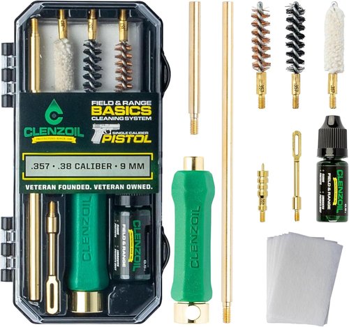 CLENZOIL Pistol Cleaning Kit - Complete Handgun Care Set for Field & Range Use