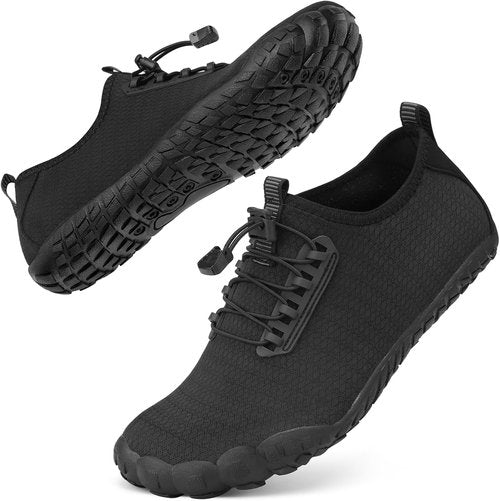ATHMILE Water Shoes - Quick Dry Aqua Barefoot Footwear for Men & Women | Non-Slip Rubber Sole, Wide Toe Box