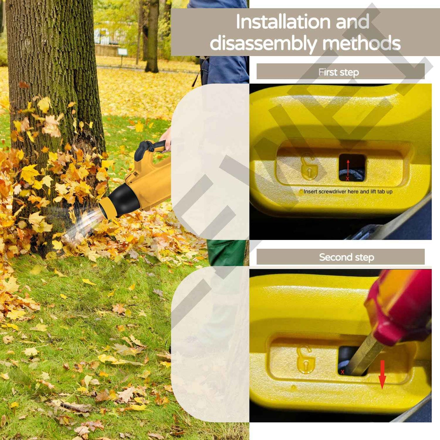 Car Drying Nozzle for DEWALT 20V MAX XR Leaf Blower DCBL722B DCBL722P1, 8" Long (Easy Installation)