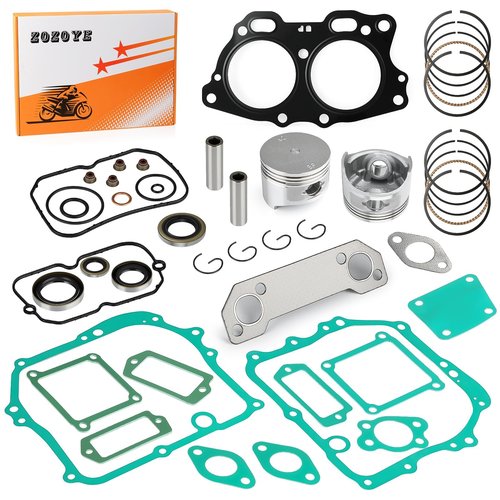 For EZGO Fuji Robin 295cc Golf Cart EH29C 4 Cycle MCI Engine Top End Rebuild Kit W/STD Piston + Ring Set/w Gaskets 26607-G01 1991-2008