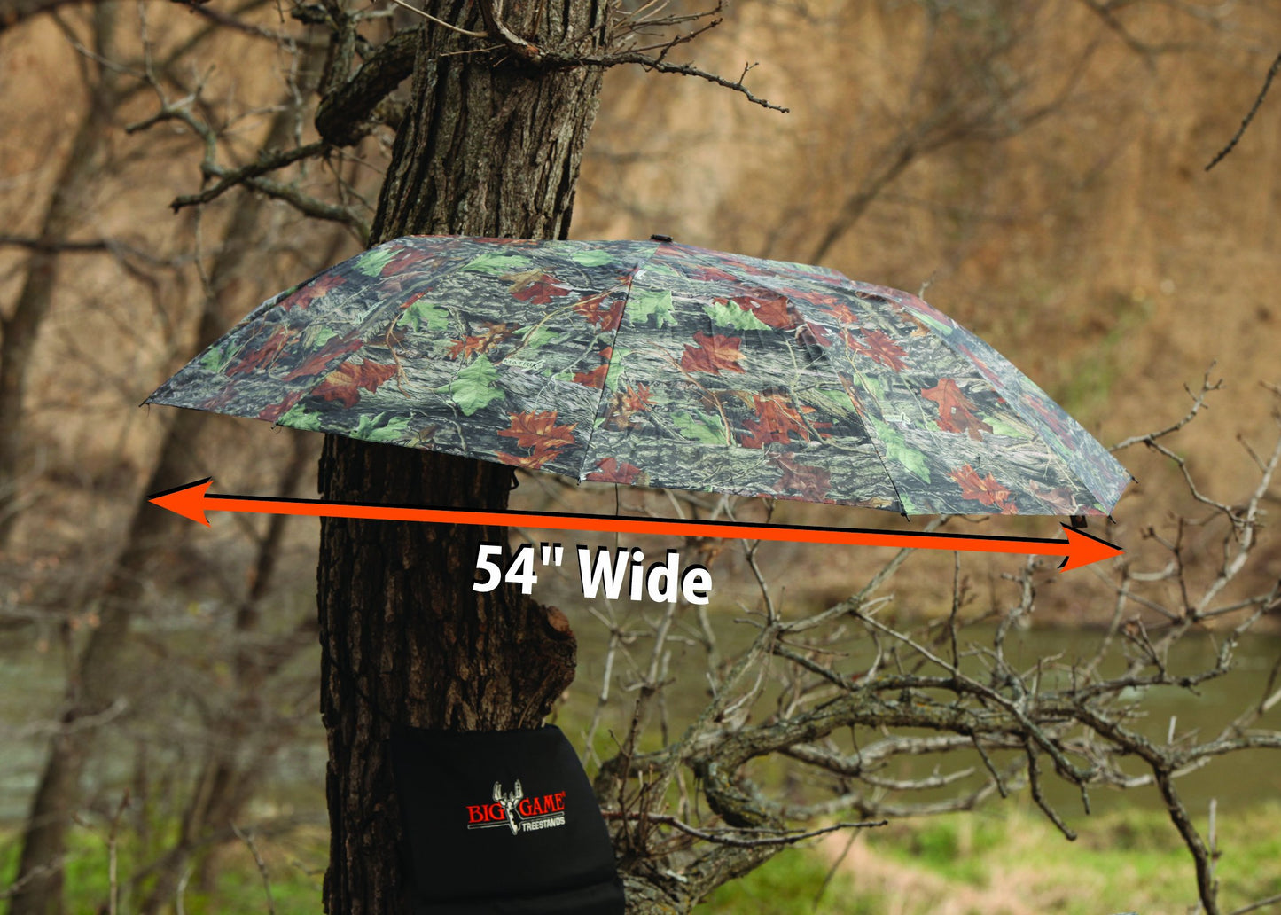 Muddy Pop-Up Umbrella, Durable Resistant 54" Protective Tree Umbrella