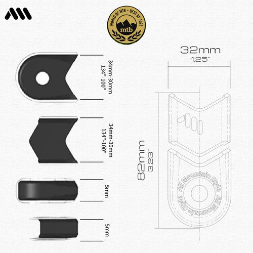 Crank Boot Protectors for Mountain Bike and Gravel Cranksets - 4 PCS Crankset Cover Sleeve Bike Crank Arms - Protection and Style