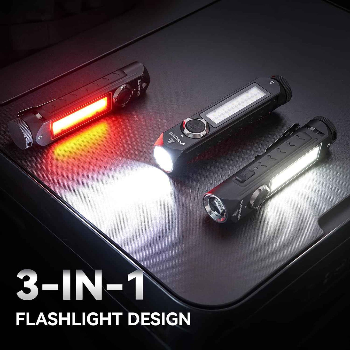 1800LM Rechargeable LED Flashlight - Sofirn IF24 Pro, Waterproof & Magnetic for Camping & Emergencies