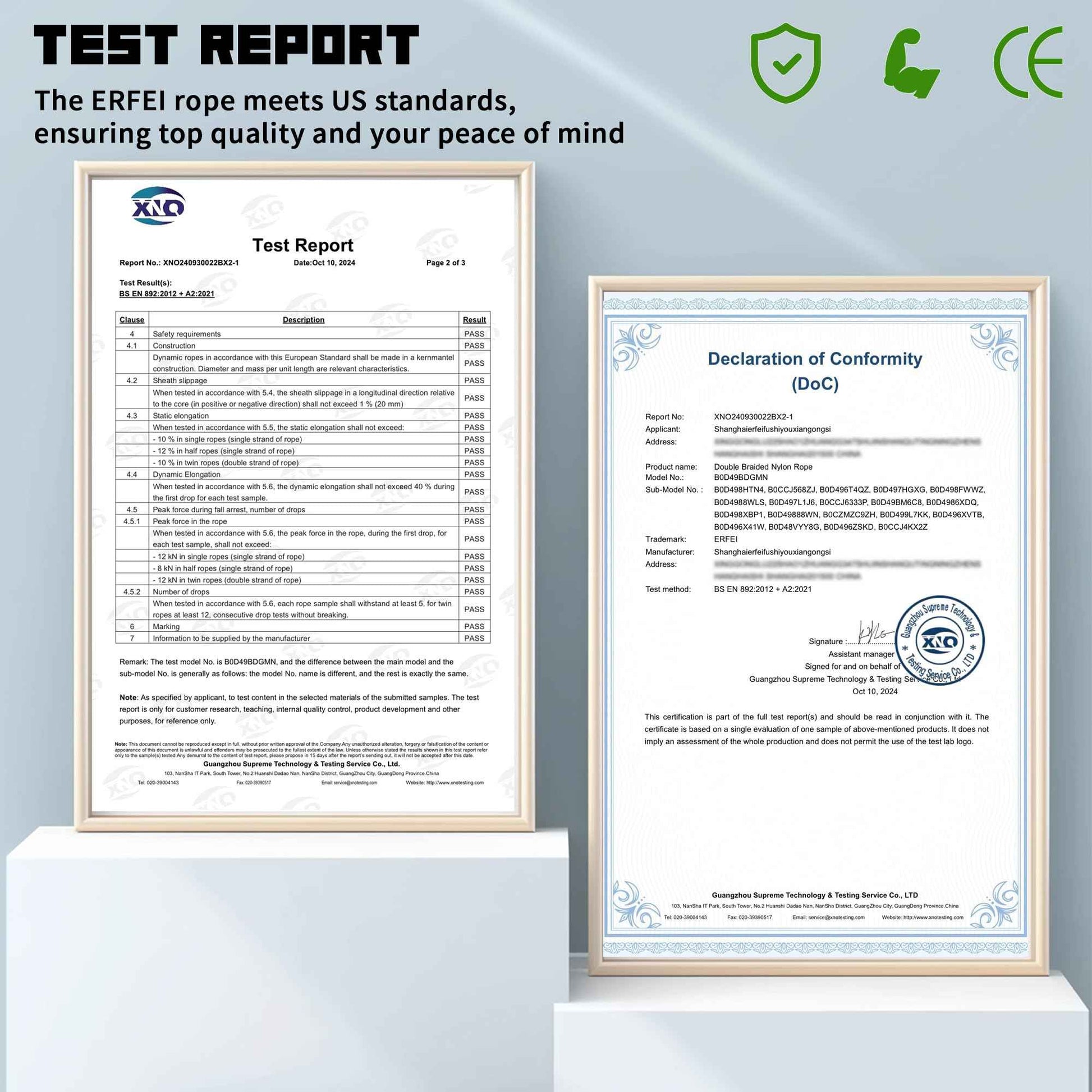 1/2 Inch 50ft Double Braided Polyester Arborist Rope, Heavy Duty Nylon Rope for Anchor, Tree Work, Cargo, Pulling, Sailing(ArmyGreen)