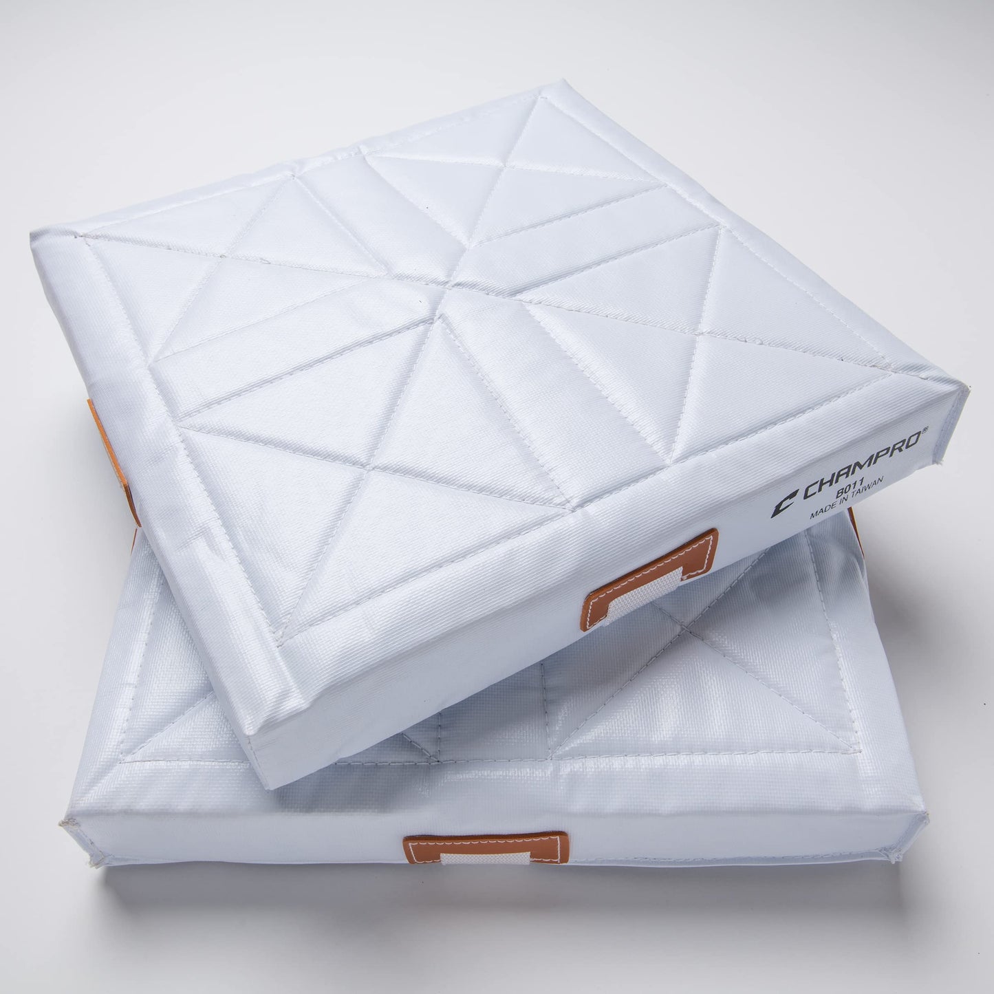 Champro 2 Quilted Bases with Double First Base (Orange/White)