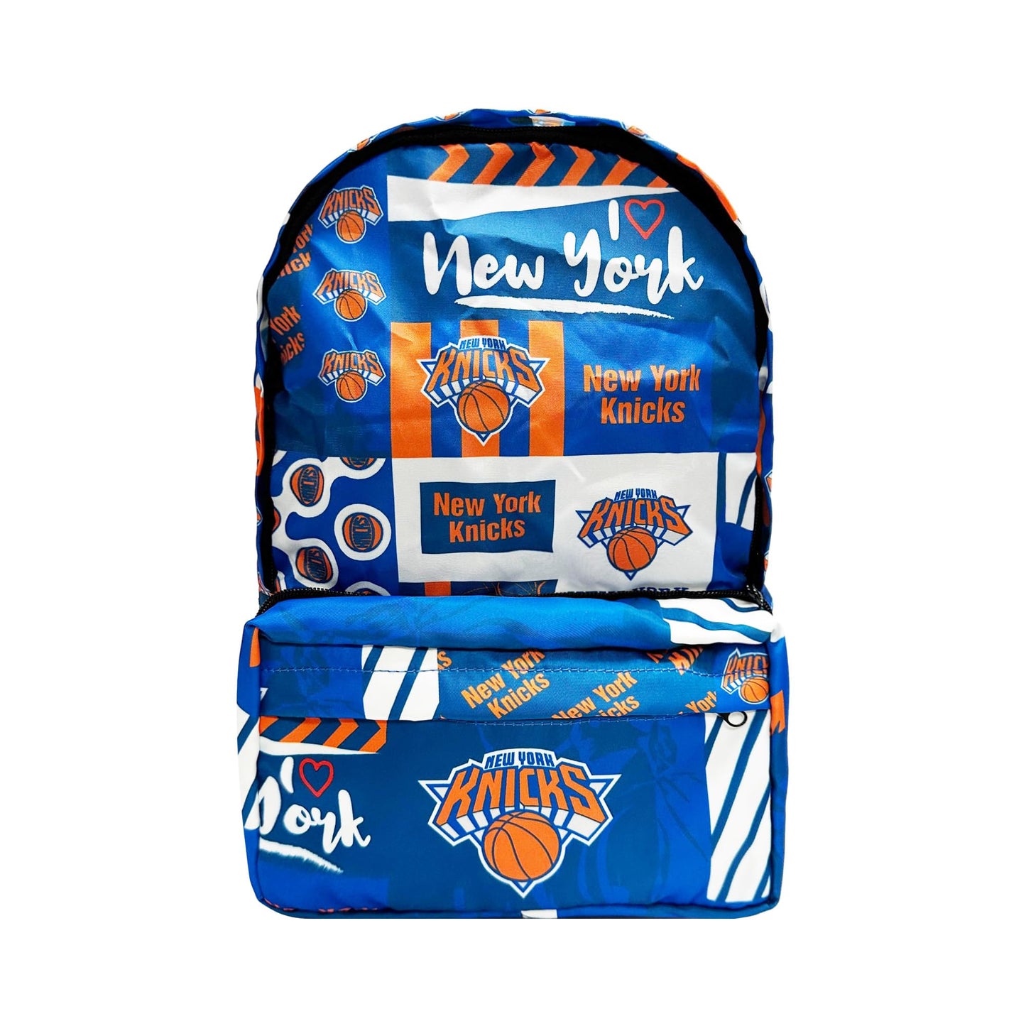 Pro Specialties Group New York Knicks Transformable 2-in-1 Mini Backpack: Convertible, Stylish, water-resistant travel belt bag.