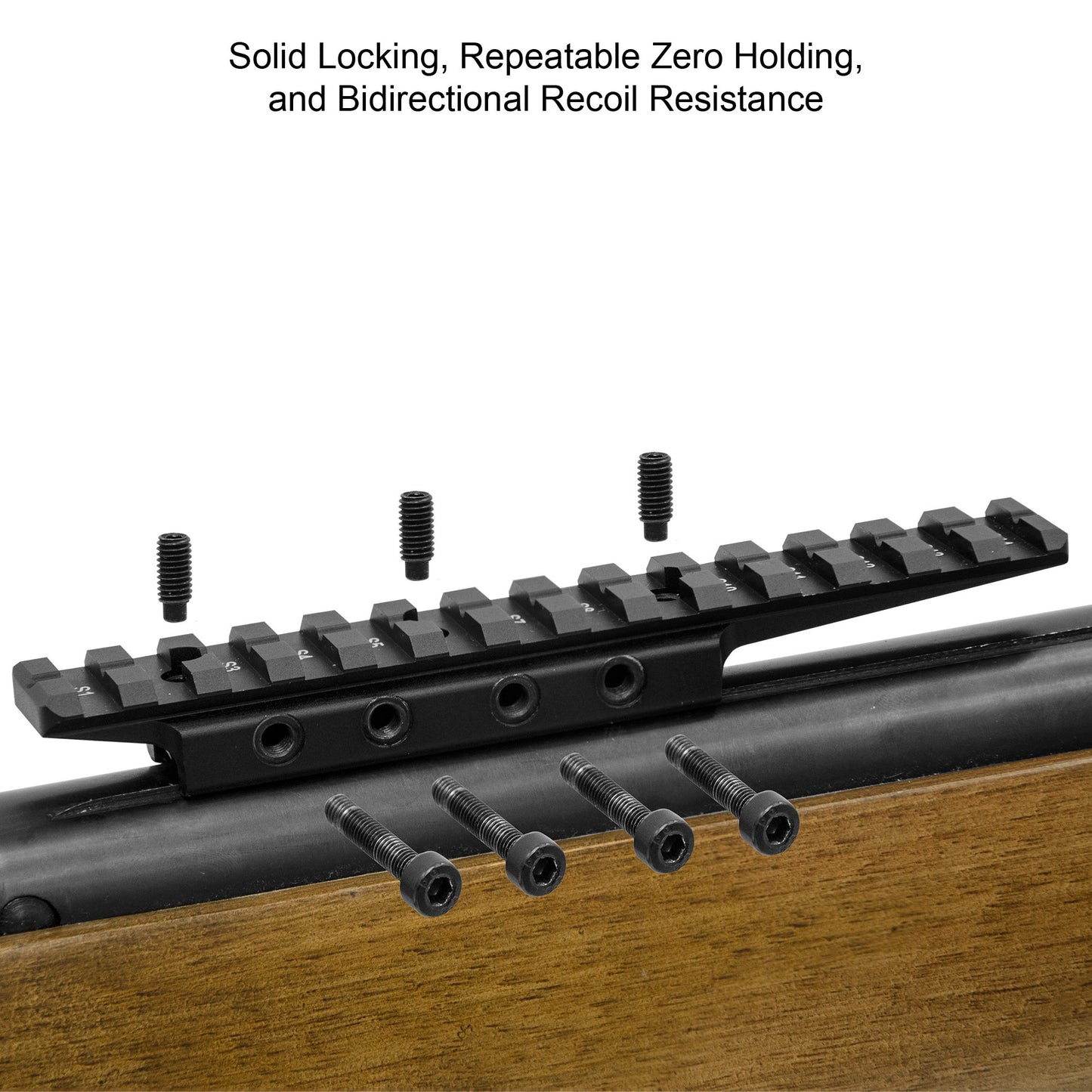 Leapers MNT-DTW145 Inc., Dovetail to Picatinny Rail Adaptor, Black