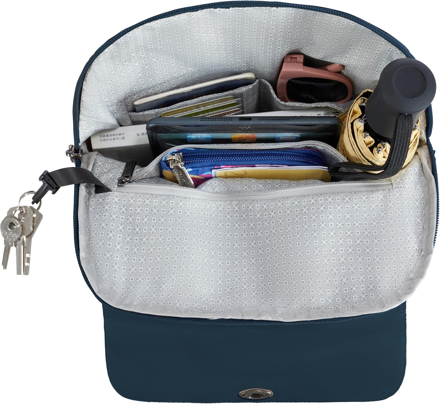 Travelon Anti-Theft Compact Backpack - Secure Design for Travel | Lightweight and Stylish