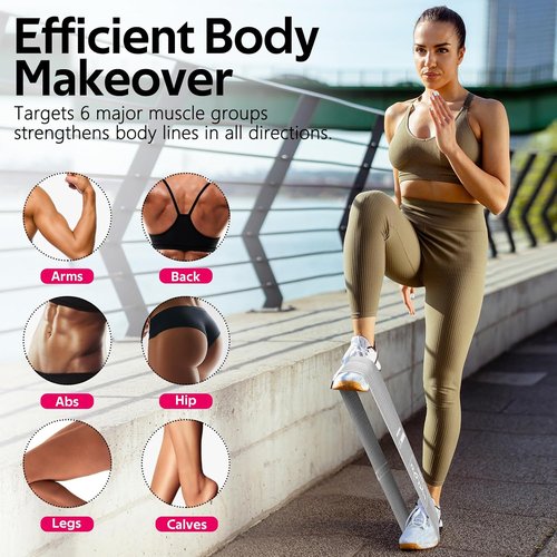 Fabric Resistance Bands by [Brand Name] - Versatile Booty Bands for Glutes & Legs - Ideal for Home Gym, Yoga & Physical Therapy