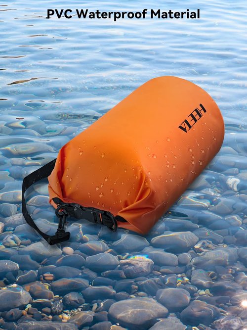 HEETA Waterproof Dry Bag - Lightweight Roll Top Storage for Travel & Outdoor Adventures | 5L-40L Sizes