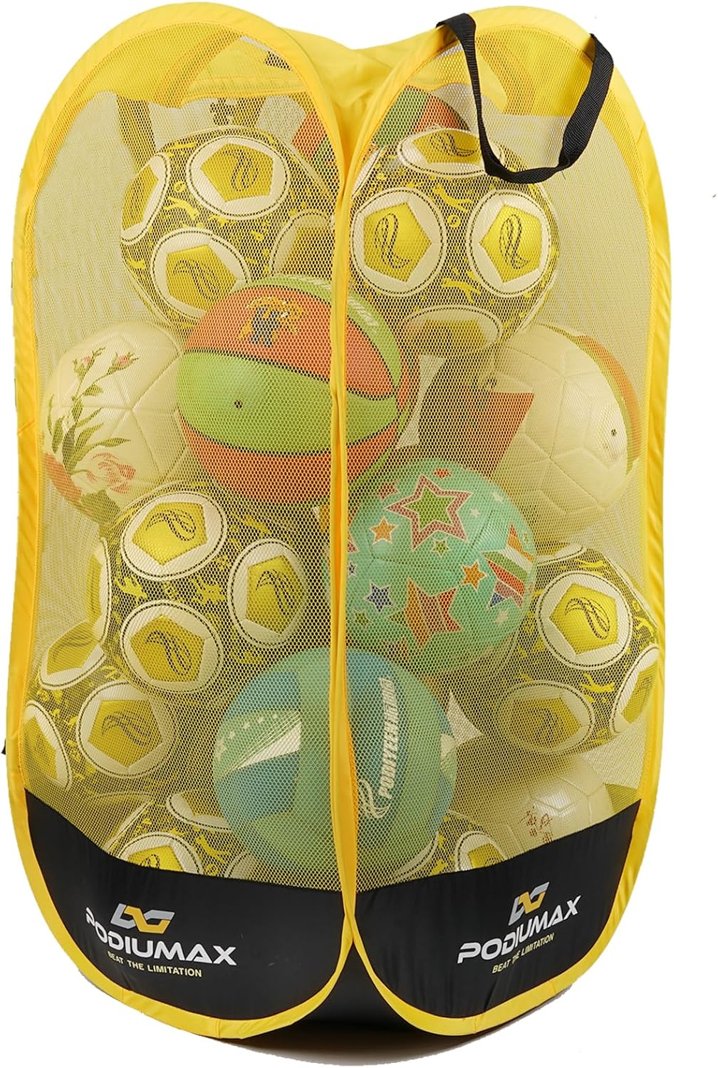 PodiuMax Soccer Ball Storage Backpack - Adjustable Shoulder Strap, Holds Up to 22 lbs | Versatile Sports Organizer