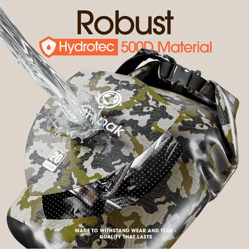 Earth Pak Waterproof Dry Bag - Roll Top Design Keeps Gear Dry | Includes Waterproof Phone Case