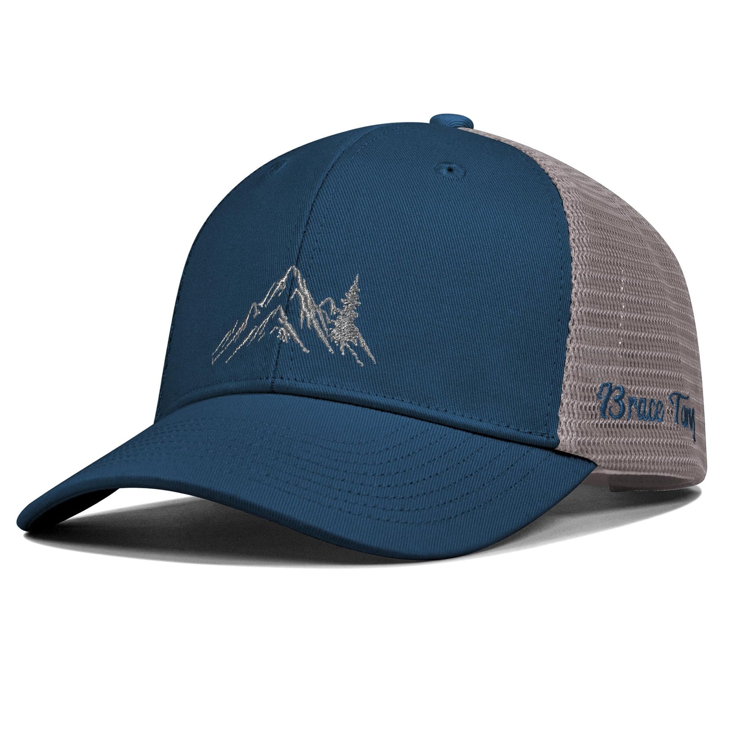 Mountain & Tree Outdoor Hat for Men Women, Large XL XXL Trucker Hats for Men Big Head Baseball Cap