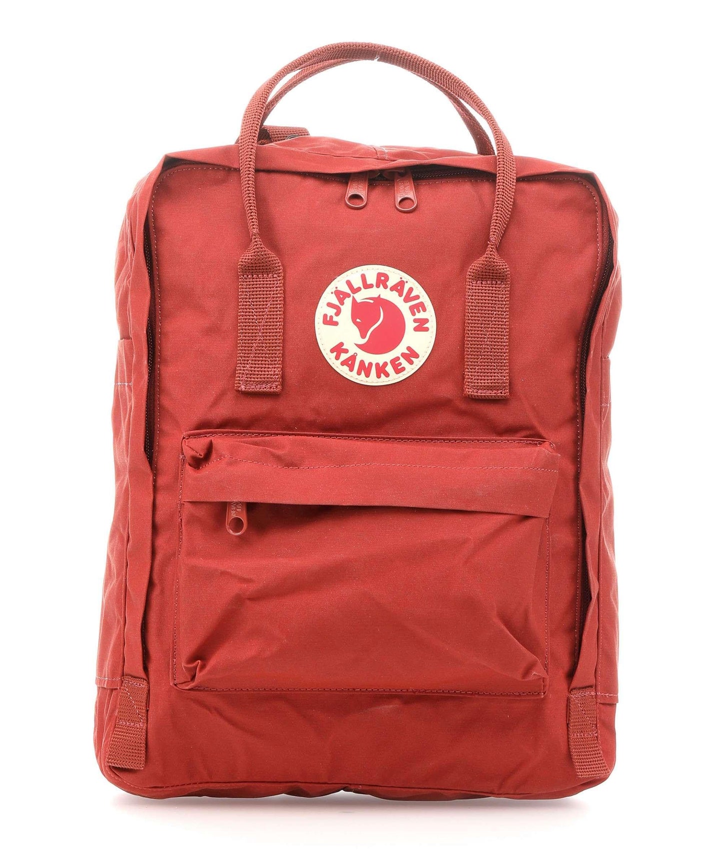 Fjällräven Kanken Backpack - Durable Vinylon Fabric, Water-Resistant, Classic Design - School, Travel, Sunstone Orange
