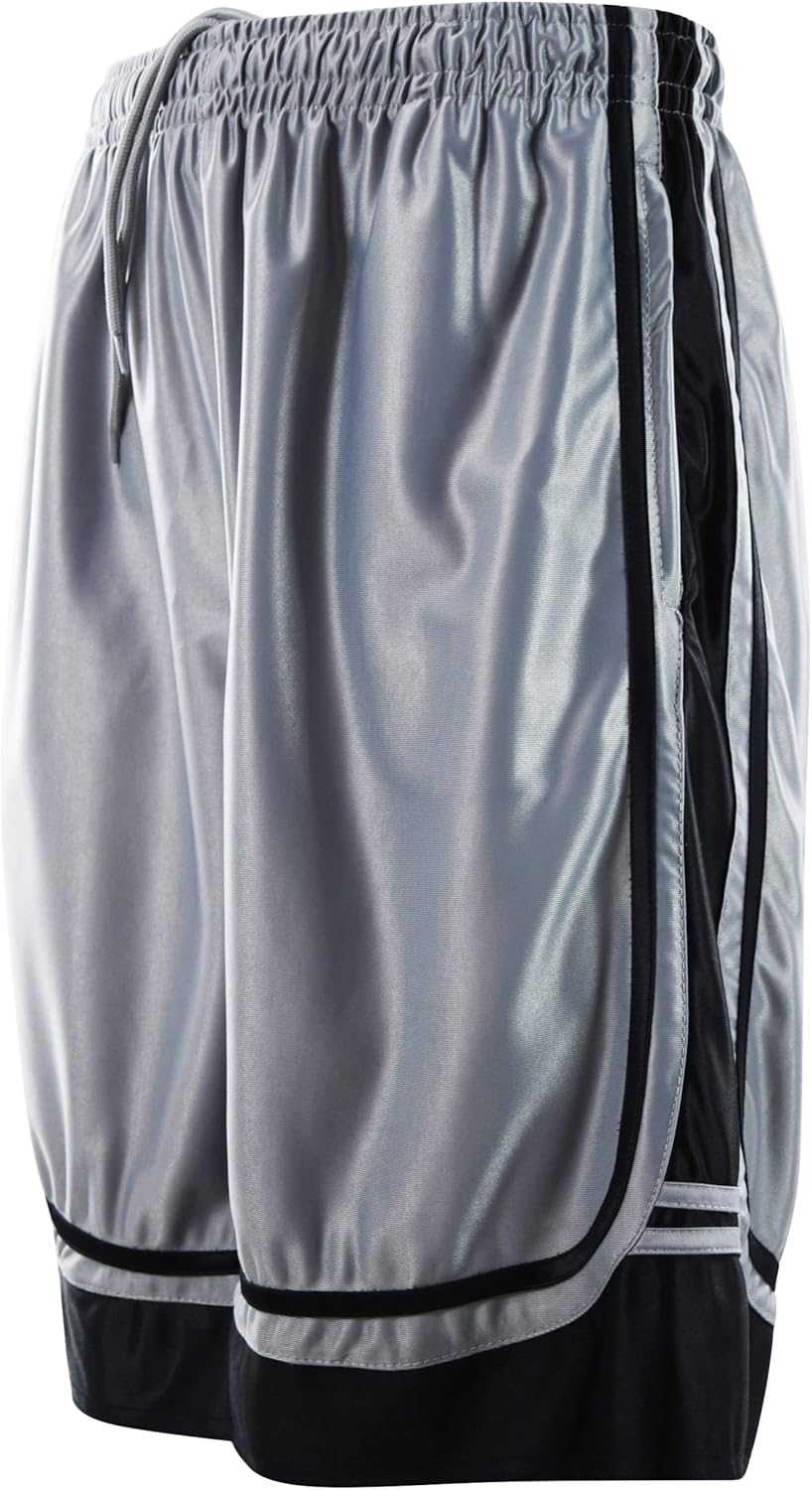 ChoiceApparel Men's Two-Tone Basketball Shorts - Comfortable Fit with Pockets | Sizes S to 4XL