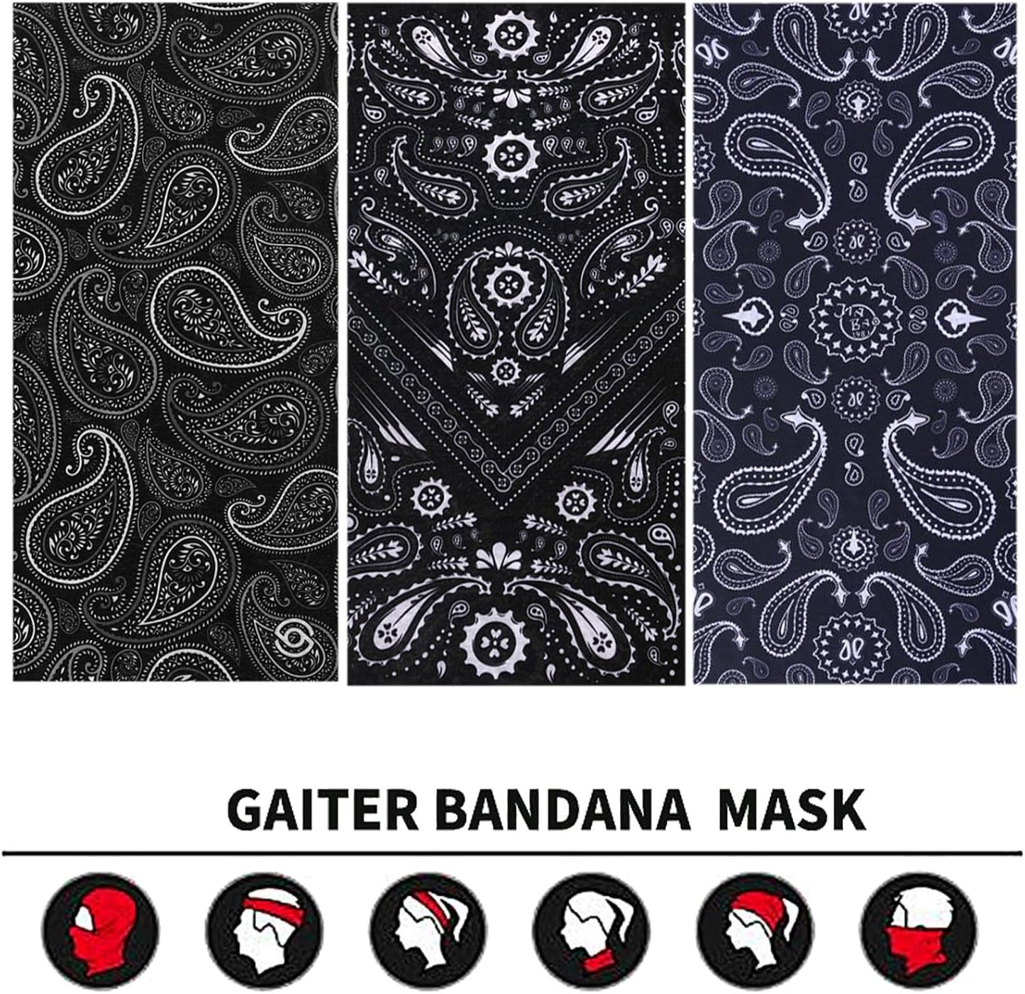 Skiennix Neck Gaiter Face Cover - Breathable Sun & Dust-Proof Mask for Cycling, Running, Hiking