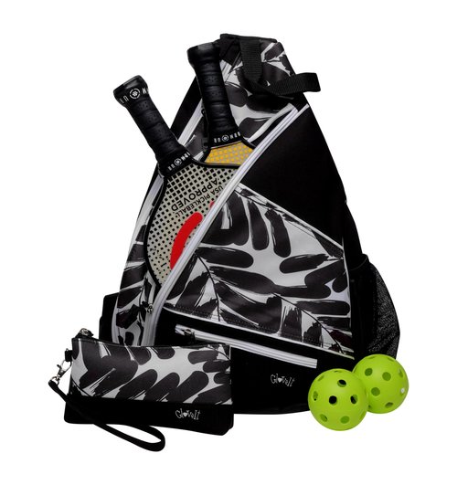 Glove It Sling Bag - 19 in x 13 in. Pickle Ball Bag w/Adjustable Strap, Clip-On Shoe Bag Included, Functional Pickleball Bag - Albatross