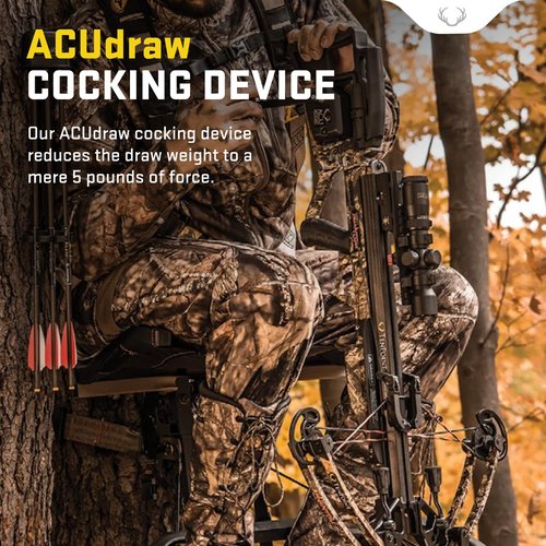 TenPoint ACUdraw Hand Crank, Black - 6061 T6 Aluminum Arm & Nylon Knob - Not Compatible with ACUslide or ACUdraw De-Cock - Holster Not Included