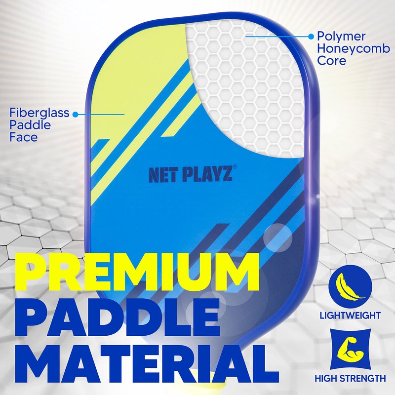Pickleball Paddles Family Set, 2 Child-Size & 2 Adult-Size USAPA Approved Family Set for Kids, Parent-Child Adult/Junior