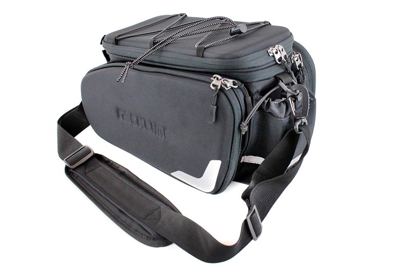 Racktime Unisex Adult Odin Pannier Black 13L+10L