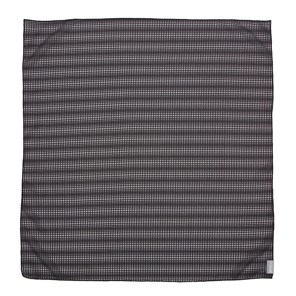 UNDERCONTROL Quick-Dry Mesh Scarf Lightweight Breathable Outdoor Bandana for Hiking, Running, Camping, Gorpcore Style Korea (Charcoal)