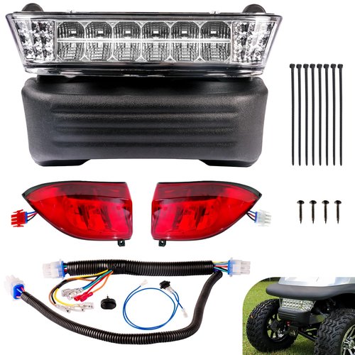 DRIVE UP Golf Cart LED Light Kit for Club Car Precedent 2004-2008.5 Electric Models, Replaces 12V Club Car LED Headlight and Taillight Assembly OEM 102524801, 1025290-01