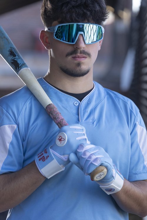 Drip & Rip Vibe Series Baseball & Softball Sunglasses - Lightweight TR90 Frame with UV400 Protection, and Anti-Slip, For Youth and Adult - Sports & Outdoors Eyewear - Cotton Candy