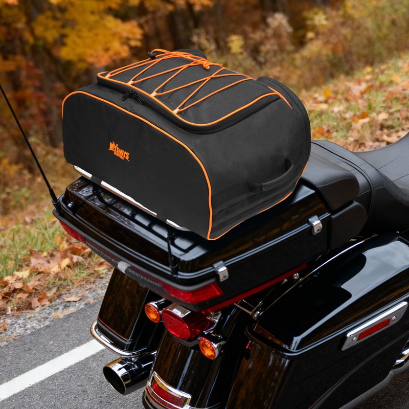 MYDAYS Motorcycle Tail Bag, Motorcycle Travel Luggage Bag, Rear Rack Trunk, Motor Pannier Bag