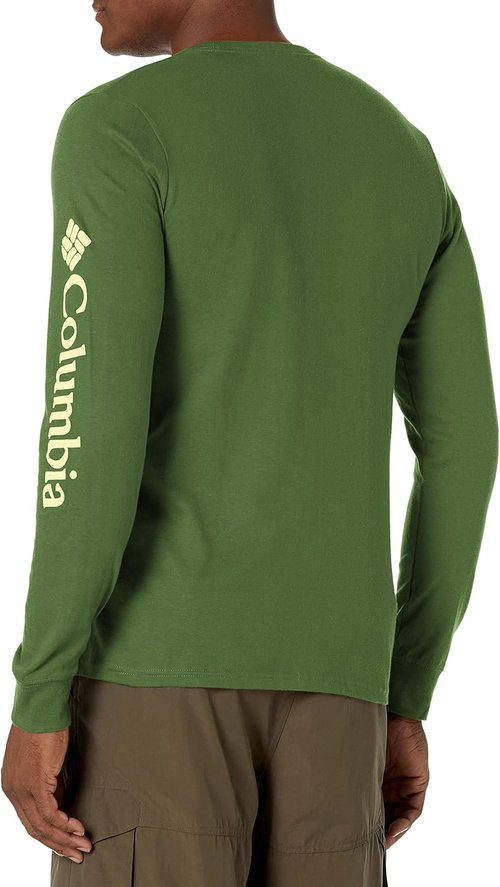 Columbia Men's Americana Long Sleeve Shirt - Saltwater Fish Flag Design | Comfortable Fit